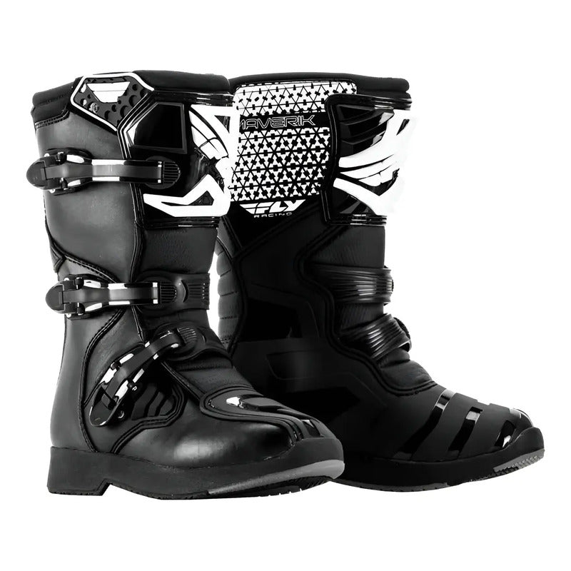 Botas Fly Racing Enduro/motocross/atv Talla 23cm Negro 23 Mx