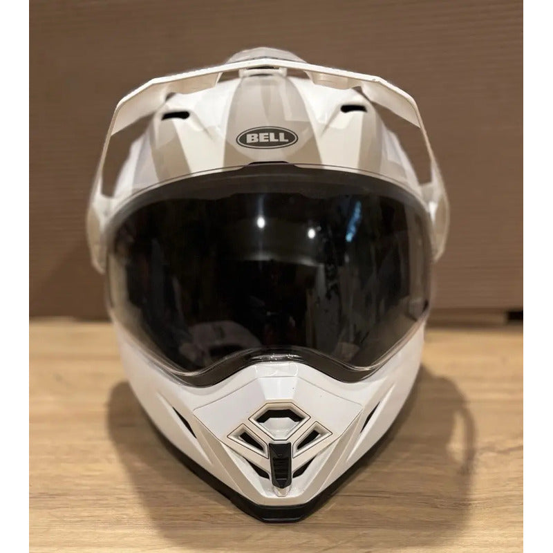 Casco Bell Mx-9 Adventure Mips Blanco Alpino Mx T Large Blanco Sólido Blanco Alpino M