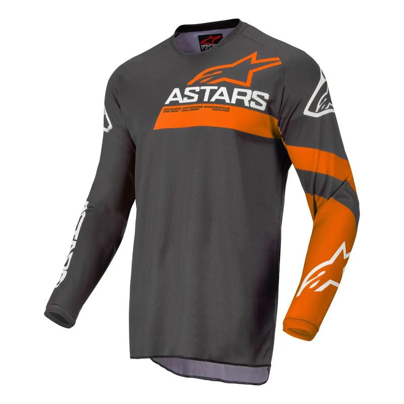 Jersey Alpinestars Fluid Chaser Mtb Bmx Downhil T Large Grande (large) Naranja