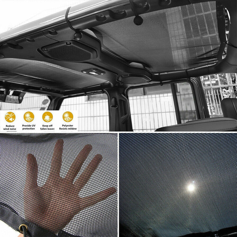 Parasol De Malla Para Techo Jeep Wrangler Gladiador Jk/jl