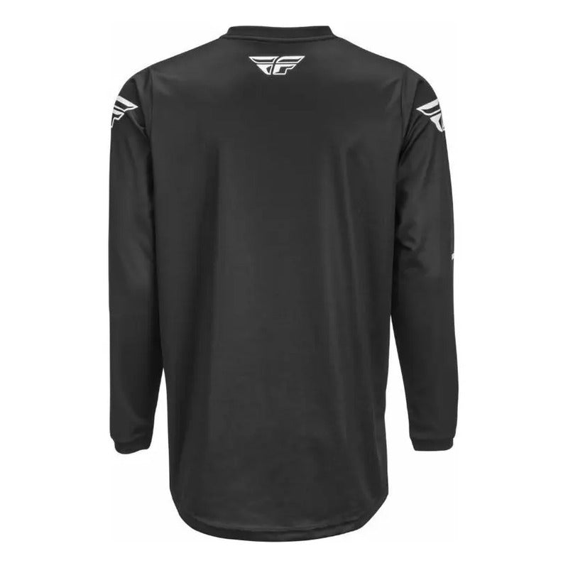Jersey Fly Racing Universal Enduro Mx Mtb Bmx Talla Small Chica (small) Negro
