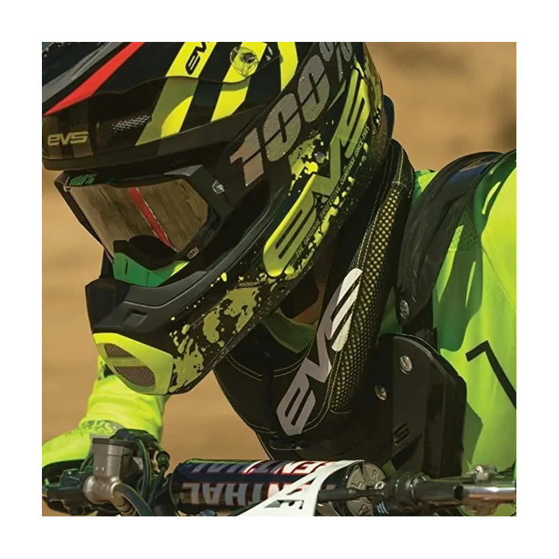 Cuellera Evs R2 Race Neck Support Enduro Mx Bmx Adulto Factu Negro