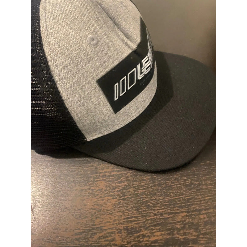 Gorra Original Leatt Ajustable Exclusiva Gris Claro/negro Adulto