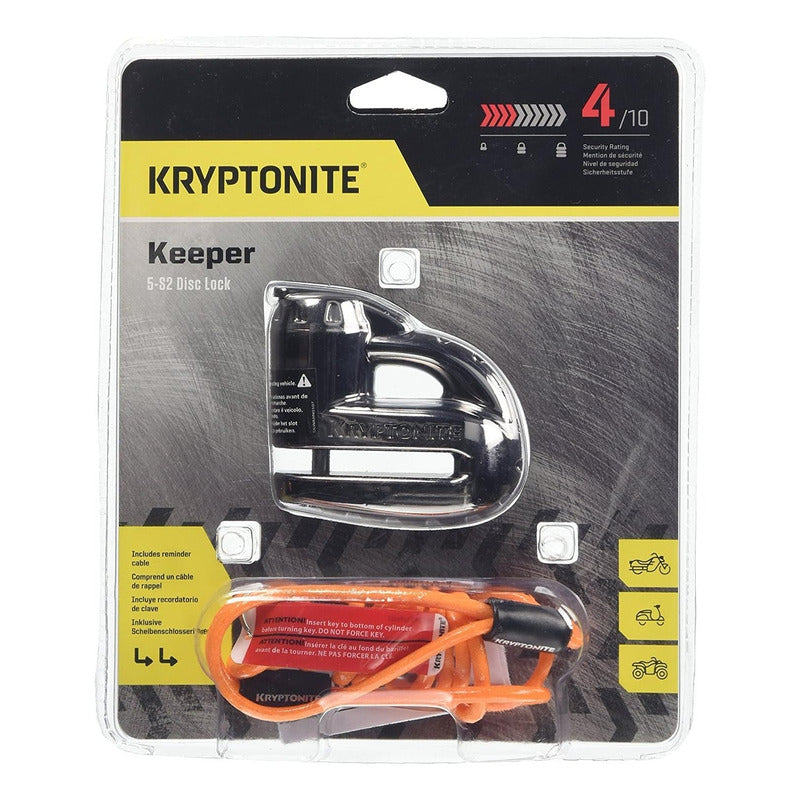 Candado De Disco Alta Seguridad Marca Kryptonite