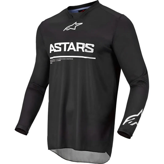Jersey Alpinestars Racer Mx/enduro Genuino Talla Medium Medium Blanco/negro