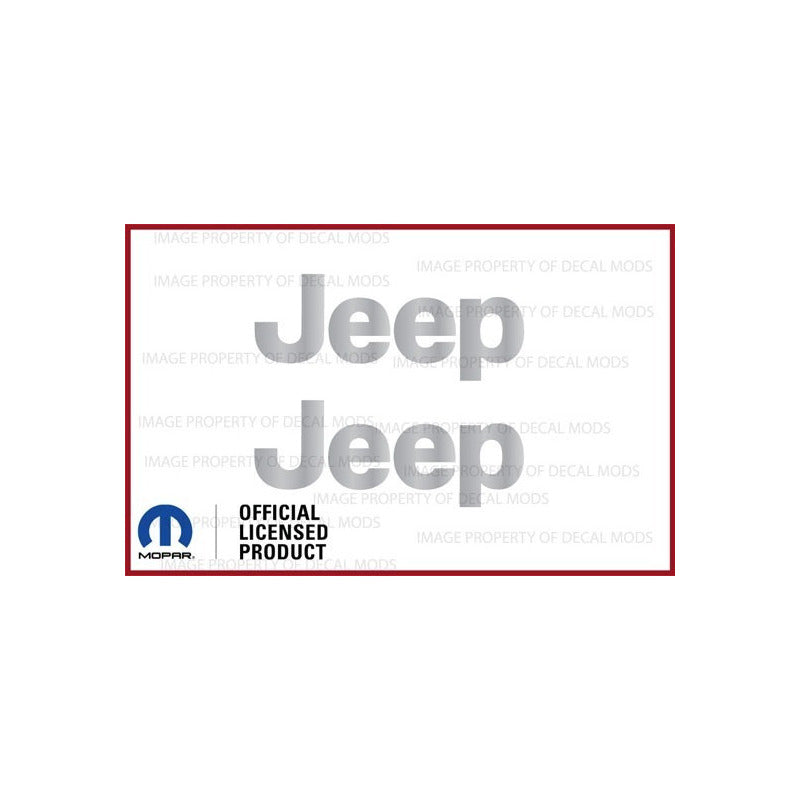 Calcas (2)  Original  Jeep  Logo 1997-2006 Mopar