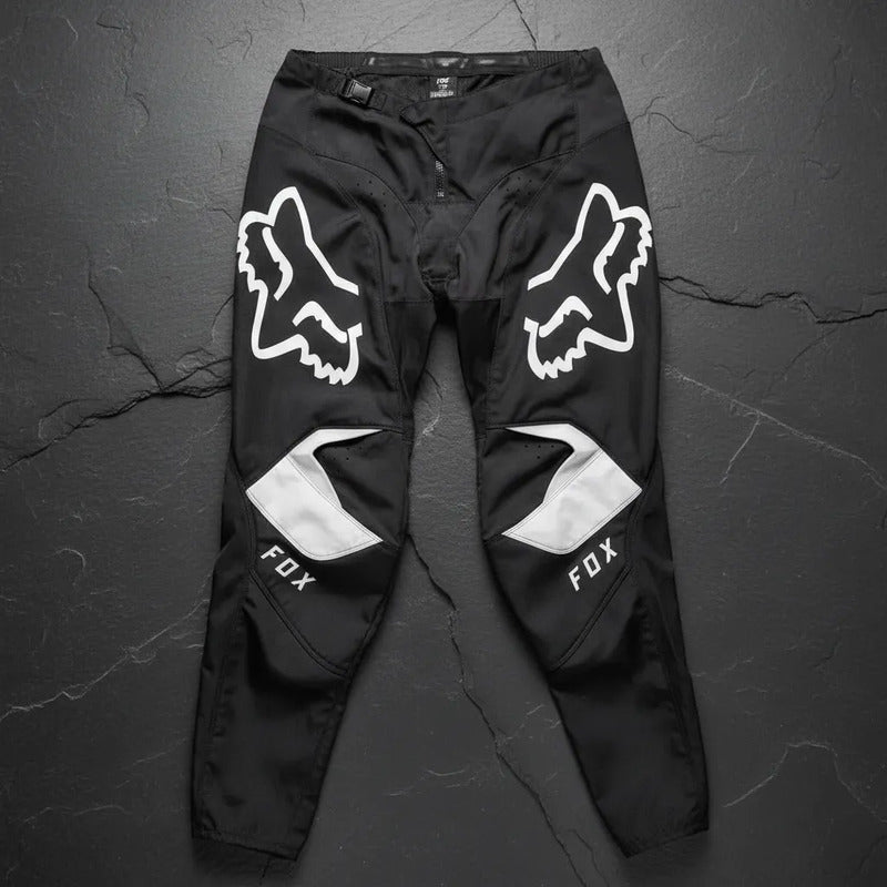 Pantalón Fox Racing 180 Para Motocross Enduro T34 Exhibicion Negro 34