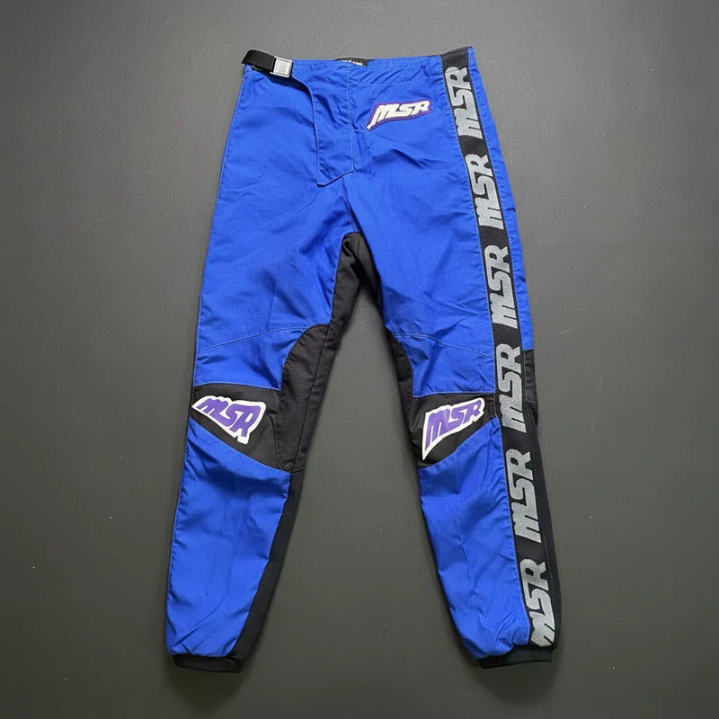 Pantalon Msr Racing Enduro Motocross Talla Large Azul 36