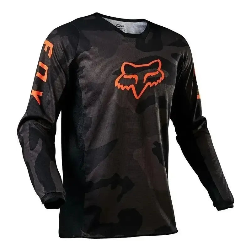 Jersey Fox 180 Trev Motocross Enduro Mx T. Grande Exhibicion Negro