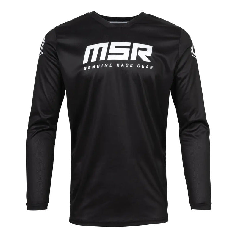 Jersey Msr Universal Mx Enduromtb Bmx Downhill T. Large Grande (large) Negro
