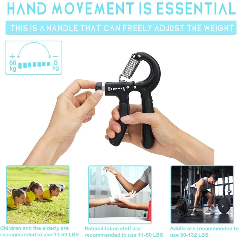 Pinza De Mano Para Ejercicio Muscular Elimina Arm Pump  Negro