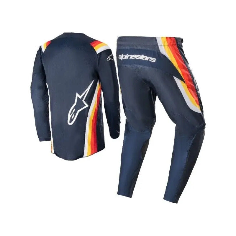 Jersey Pantalon Combo Alpinestars Fluid Corsa Talla L/34 Large/34 Azul