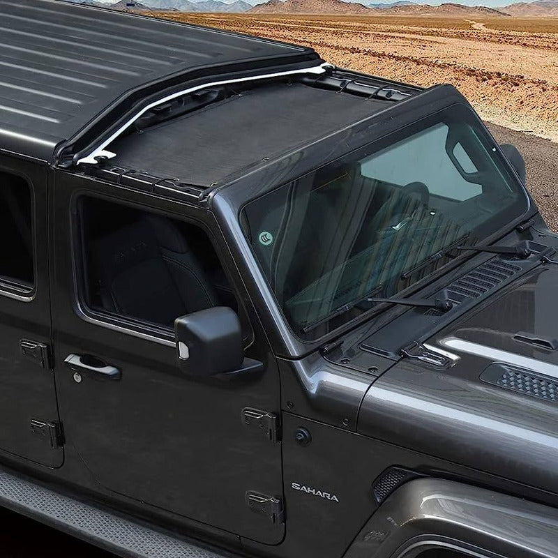 Parasol De Malla Para Techo Jeep Wrangler Gladiador Jk/jl