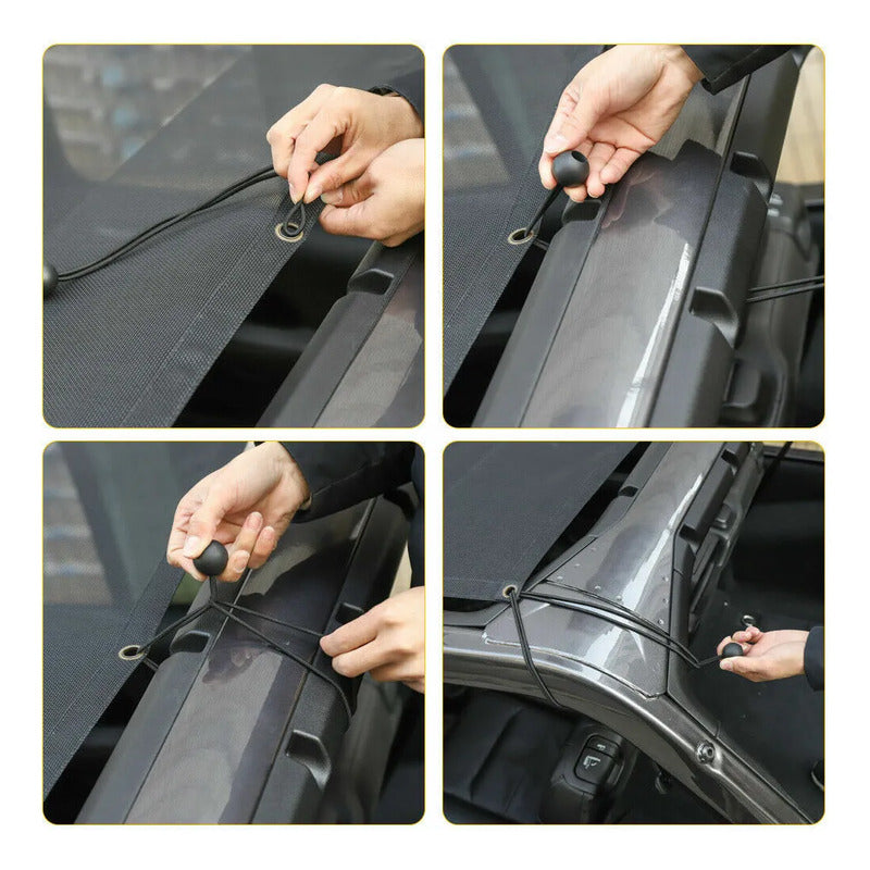 Parasol De Malla Para Techo Jeep Wrangler Gladiador Jk/jl