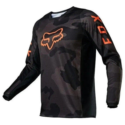 Jersey Fox 180 Trev Motocross Enduro Mx T. Grande Exhibicion Negro