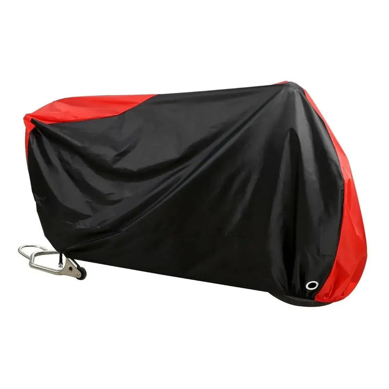 Cubierta De Moto Neverland Protege Lluvia/nieve/sol  Grande Negro