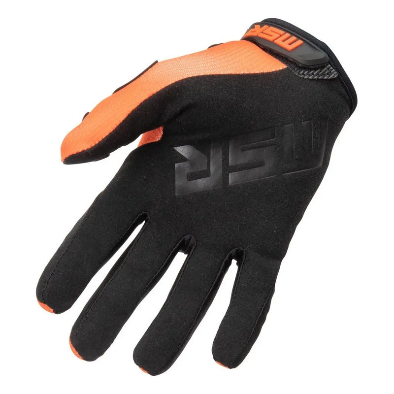 Guantes Msr Axxis Icon Talla Large ( Grande ) Originales Naranja Large/xlarge