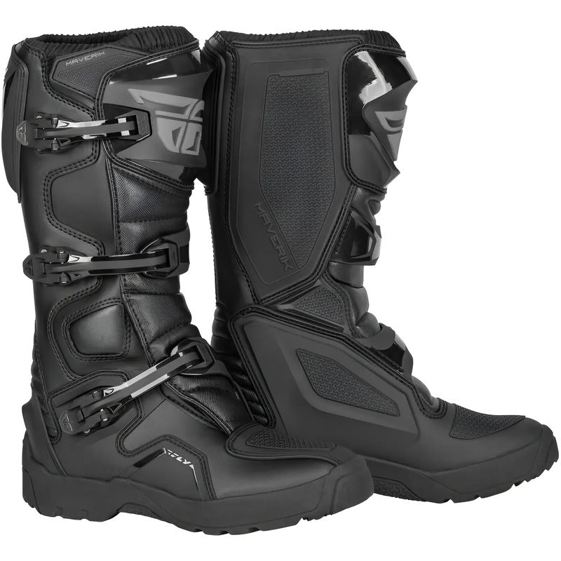 Botas Fly Racing Maverick Enduro/mx/atv Negro Talla 10us Negro 10 Us