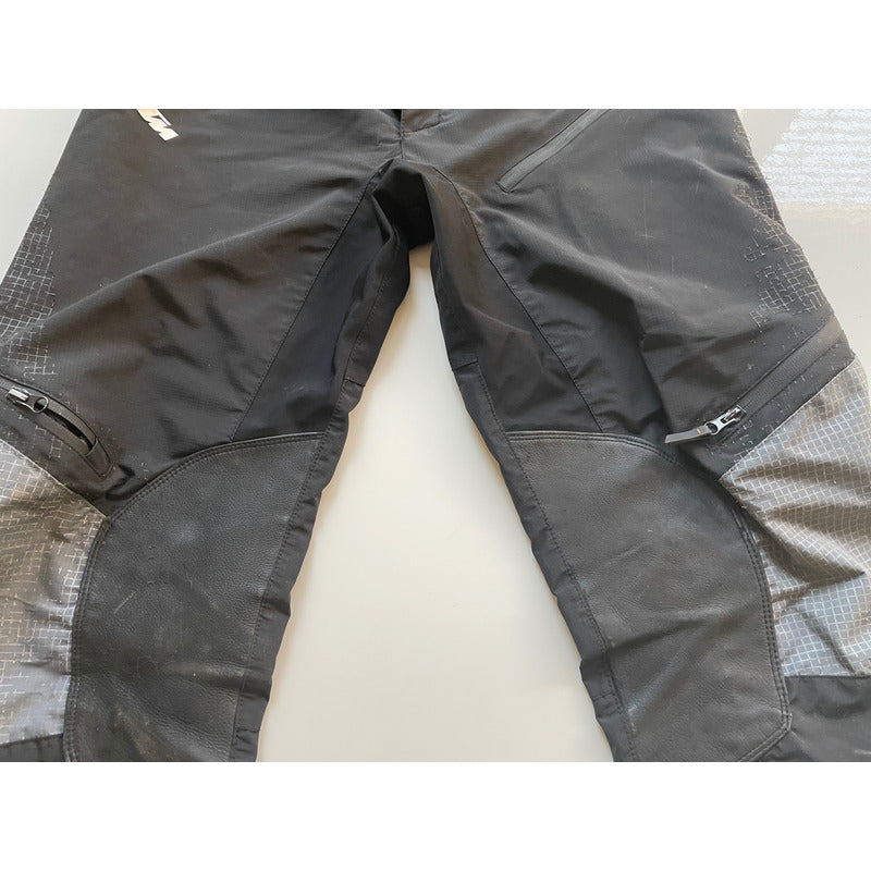 Pantalon Ktm Race Tech Wp Enduro/mx/mtb Con Bolsas Talla 34 Negro 34/l