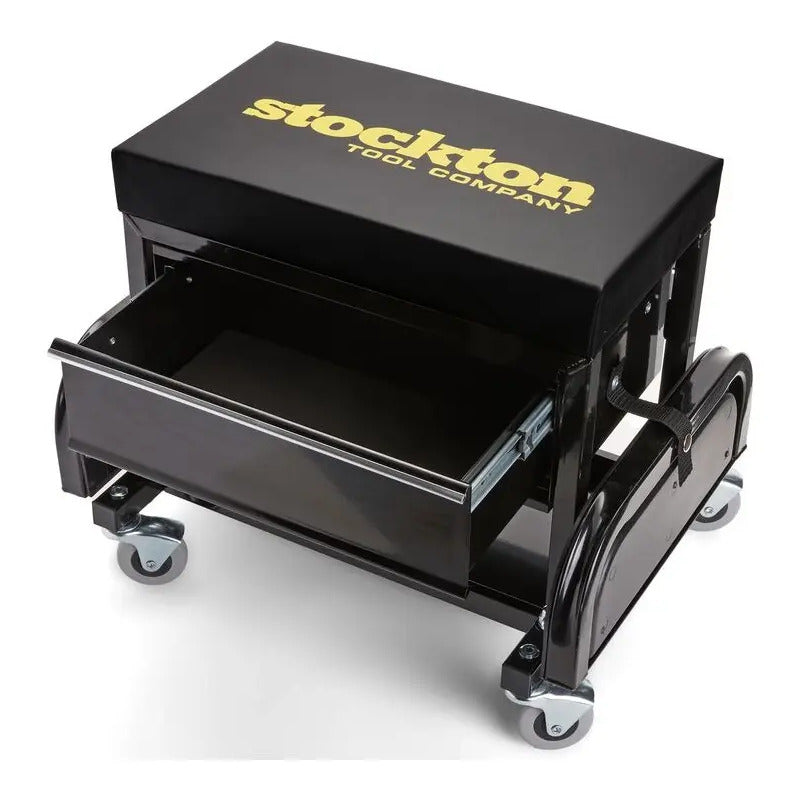 Asiento De Ruedas Con Caja De Herramientas Marca Stockton