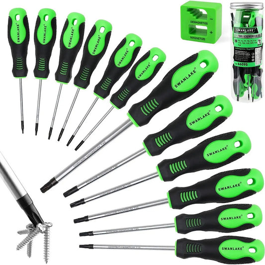 Juego Desarmadores Magneticos Torx 13 Pzas T5-t40