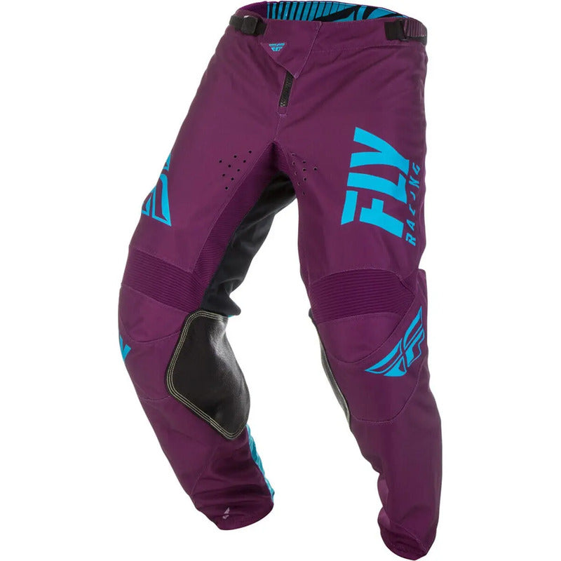 Pantalon Fly Racing Kinetic Shield Mx Enduro Mtb Talla 22 Violeta / Azúl