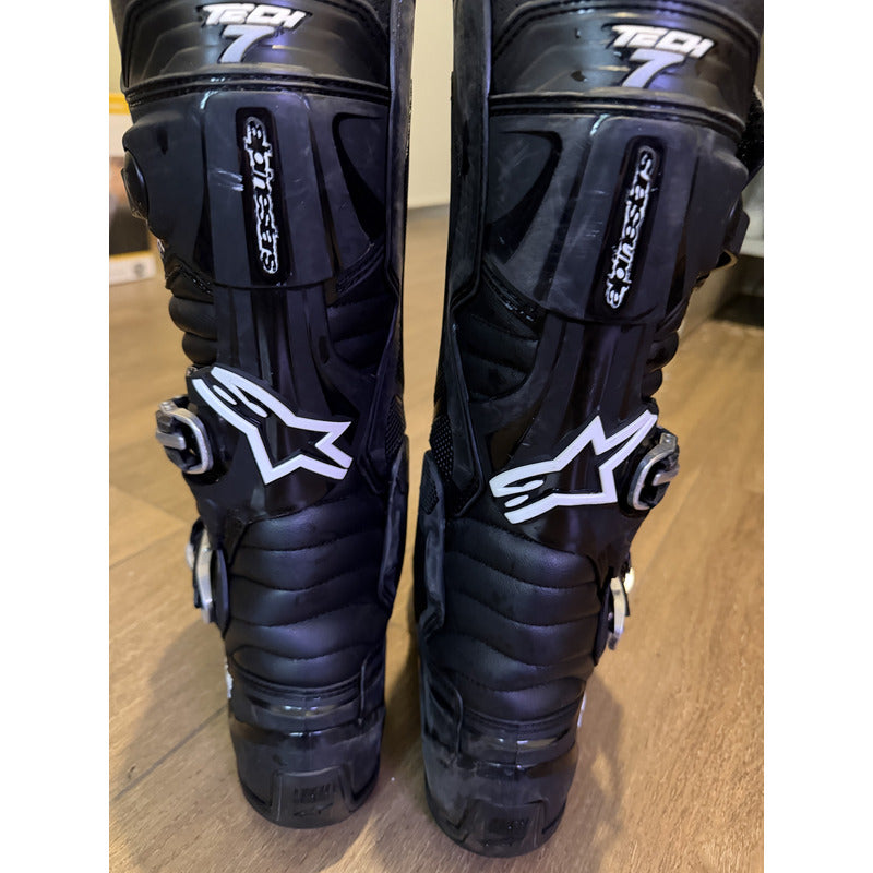 Botas Alpinestars Tech 7 Enduro/mx/atv Talla 11us Negro 11 Us