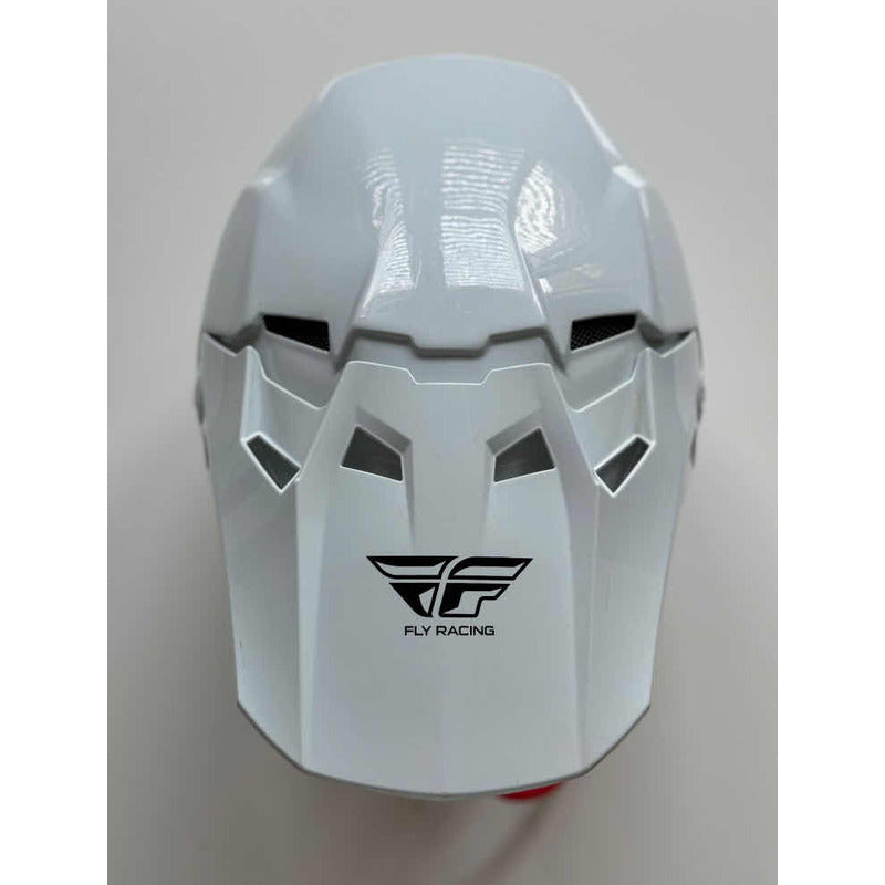 Casco Fly Racing Formula Carbon 2023 Large Remate Exhibición Blanco Carbon Large