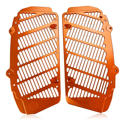Protector De Radiador Bullet Proof Designs Ktm 17-23 Exhibi Naranja