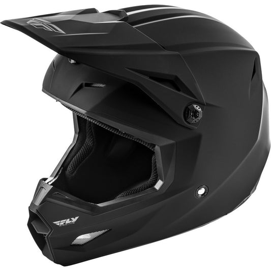 Casco Fly Racing Kinetic Negro Mate Talla Medium (mediano)