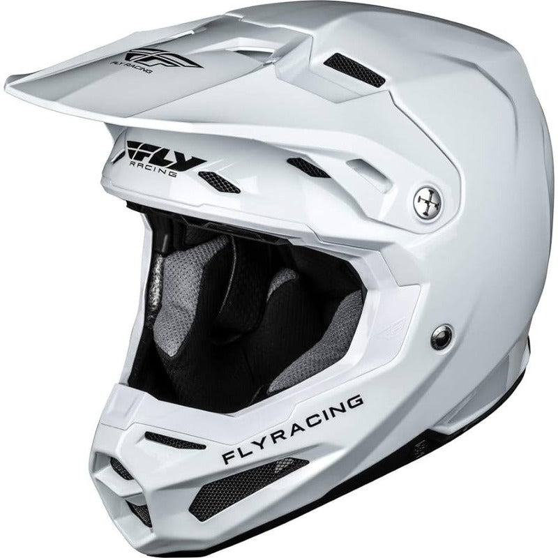 Casco Fly Racing Formula Carbon 2023 Large Remate Exhibición Blanco Carbon Large