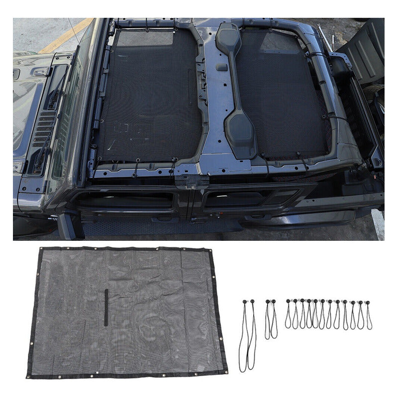 Parasol De Malla Para Techo Jeep Wrangler Gladiador Jk/jl